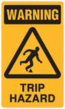 Warning - Trip Hazard